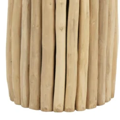 Table D'appoint En Teck - Coloris : Naturel - LUTIANA 19 Table D'appoint En Teck - Coloris : Naturel - LUTIANA -Pas Cher Mobiliora Magasin table basse 1959095