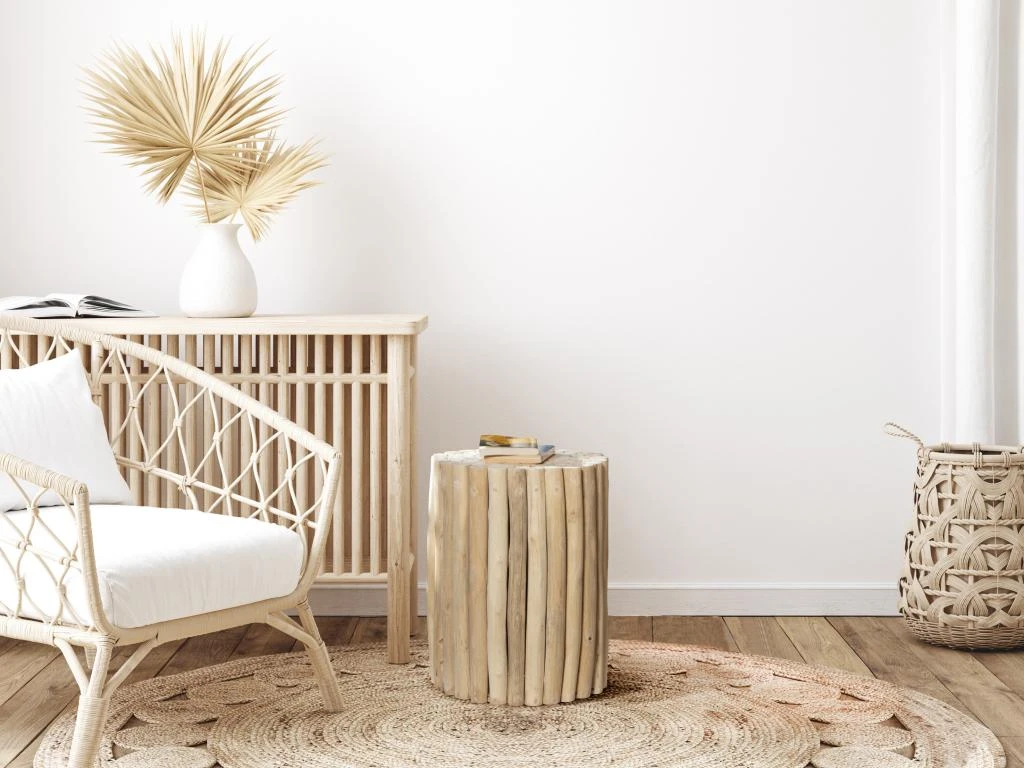 Table D'appoint En Teck - Coloris : Naturel - LUTIANA 6 Table D'appoint En Teck - Coloris : Naturel - LUTIANA – Image 4