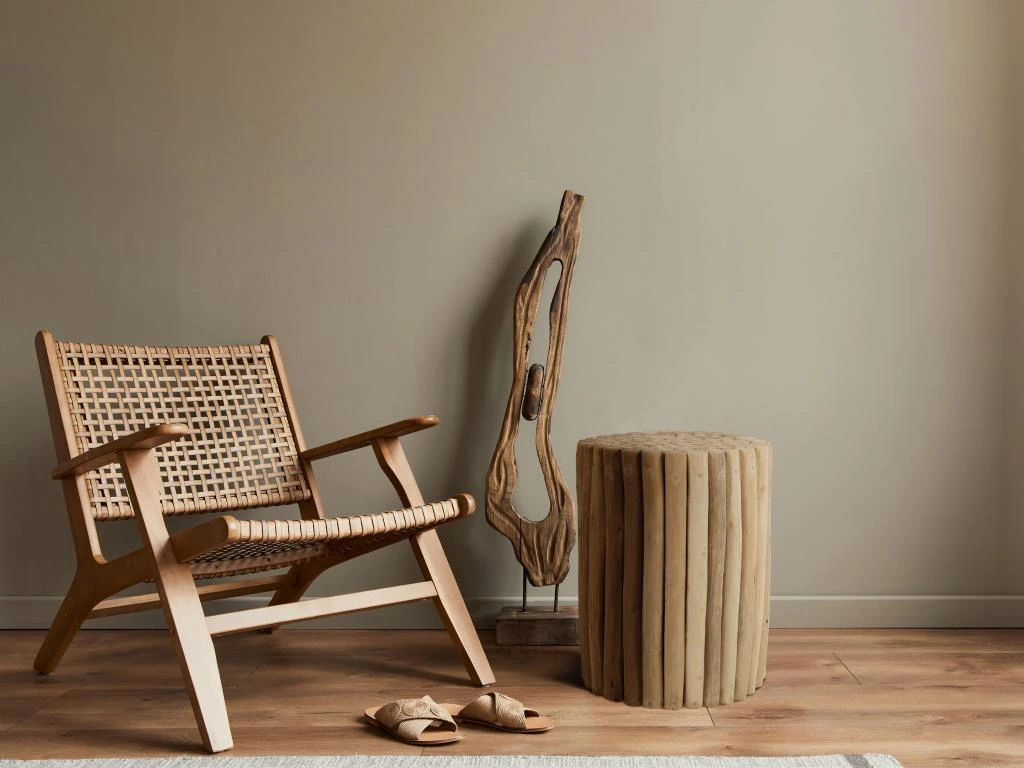 Table D'appoint En Teck - Coloris : Naturel - LUTIANA 4 Table D'appoint En Teck - Coloris : Naturel - LUTIANA – Image 2