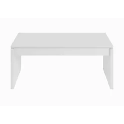 Table Basse Relevable Blanc - GIO - L 102 X L 50 X H 43/54 Cm -Pas Cher Mobiliora Magasin table basse 19724067