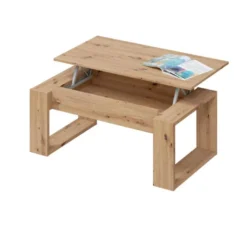 Table Basse Relevable Chêne - TOZA - L 105 X L 55x H 45 Cm -Pas Cher Mobiliora Magasin table basse 19724209