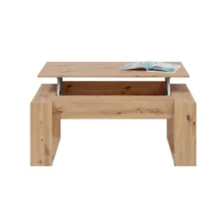 Table Basse Relevable Chêne - TOZA - L 105 X L 55x H 45 Cm -Pas Cher Mobiliora Magasin table basse 19724211