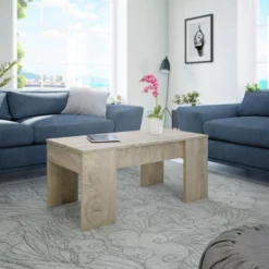 Table Basse Plateau Relevable Chëne - ZAJE