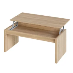 Table Basse Relevable Chêne - CELESTE - L 102 X L 50 X H 43 Cm -Pas Cher Mobiliora Magasin table basse 19724505