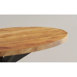 Table Basse Ovale Collection MADEIRO Marron. 10 Table Basse Ovale Collection MADEIRO Marron. -Pas Cher Mobiliora Magasin table basse 19792707