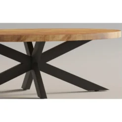 Table Basse Ovale Collection MADEIRO Marron. 11 Table Basse Ovale Collection MADEIRO Marron. -Pas Cher Mobiliora Magasin table basse 19792709