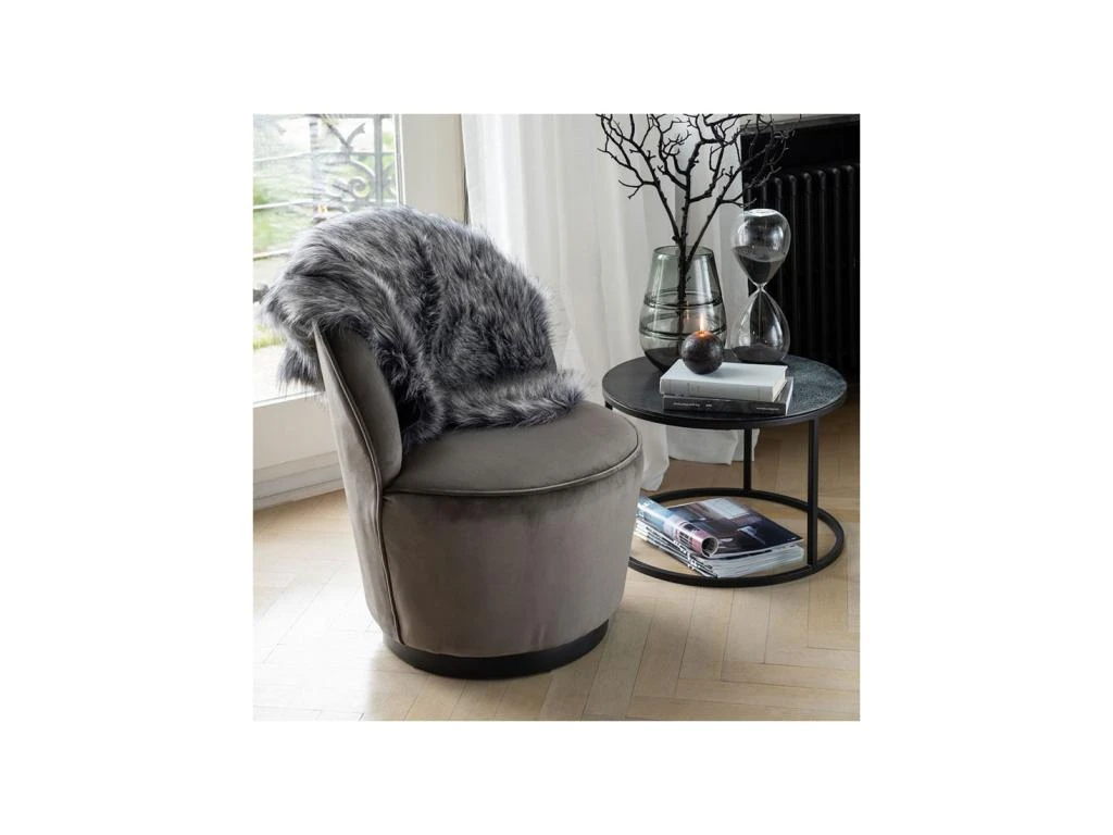 Tables Gigognes Rondes Métal Noir - ZANDVORT 6 Tables Gigognes Rondes Métal Noir - ZANDVORT – Image 4