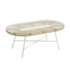Table Basse De Jardin "Celeste" 90cm Naturel -Pas Cher Mobiliora Magasin table basse 19821179