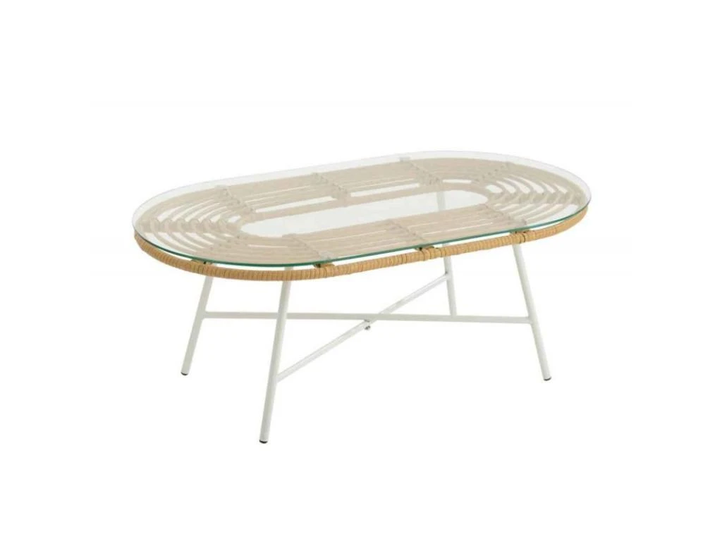 Table Basse De Jardin "Celeste" 90cm Naturel 3 Table Basse De Jardin "Celeste" 90cm Naturel