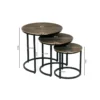 Table Basse Collection ALICE Soleil Or. -Pas Cher Mobiliora Magasin table basse 19823559