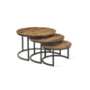 Table Basse Collection ARNOLD Marron-bois. 2 Table Basse Collection ARNOLD Marron-bois. -Pas Cher Mobiliora Magasin table basse 19823599