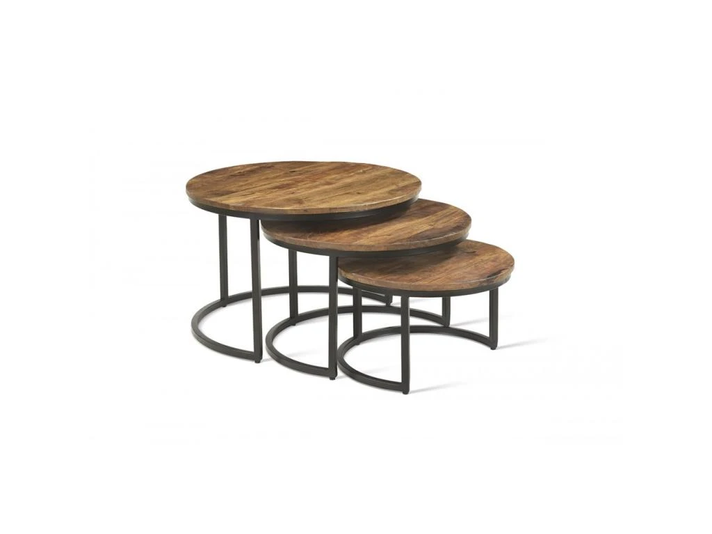Table Basse Collection ARNOLD Marron-bois. 3 Table Basse Collection ARNOLD Marron-bois.