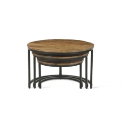 Table Basse Collection ARNOLD Marron-bois. 10 Table Basse Collection ARNOLD Marron-bois. -Pas Cher Mobiliora Magasin table basse 19823605