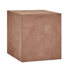 Table D’appoint Du Microciment En Couleur Cuivre 40 Cm