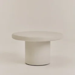 Table D’appoint Du Microciment En Couleur Blanc 45 Cm 10 Table D’appoint Du Microciment En Couleur Blanc 45 Cm -Pas Cher Mobiliora Magasin table basse 19893501