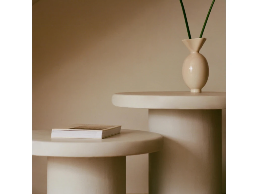 Table D’appoint Du Microciment En Couleur Blanc 45 Cm 8 Table D’appoint Du Microciment En Couleur Blanc 45 Cm – Image 6