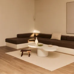 Table Basse Du Microciment En Couleur Blanc 120 Cm 12 Table Basse Du Microciment En Couleur Blanc 120 Cm -Pas Cher Mobiliora Magasin table basse 19893577