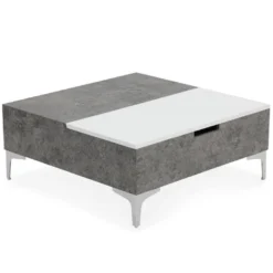 Table Basse Relevable Carioca Effet Béton