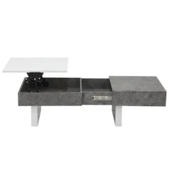 Table Basse Relevable Polly Effet Béton -Pas Cher Mobiliora Magasin table basse 20010001