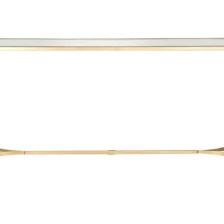 Table D'appoint Or Et Transparent 41 X 160 X 81.28 Cm - Clevie