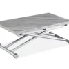 Table Basse Relevable Carrera XL Effet Marbre Gris