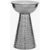 Table D'appoint Argent 33 X 33 X 52.07 Cm - Margaretha -Pas Cher Mobiliora Magasin table basse 21029289