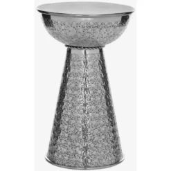 Table D'appoint Argent 33 X 33 X 52.07 Cm - Margaretha