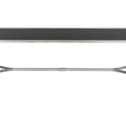 Table D'appoint Argent Et Noir 66 X 127 X 45.72 Cm - Ferne