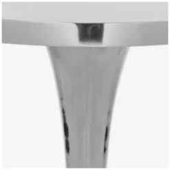 Table D'appoint Argent 44 X 44 X 53.08 Cm - Clytie -Pas Cher Mobiliora Magasin table basse 21029381