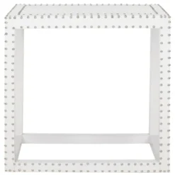Table D'appoint Blanc 40 X 60 X 59.94 Cm - Verena