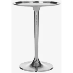 Table D'appoint Argent 38 X 38 X 50.8 Cm - Pricilla