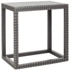 Table D'appoint Fusain 40 X 60 X 59.94 Cm - Verena -Pas Cher Mobiliora Magasin table basse 21029505