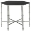 Table D'appoint Argent Et Noir 50 X 43 X 43.18 Cm - Bea 2 Table D'appoint Argent Et Noir 50 X 43 X 43.18 Cm - Bea -Pas Cher Mobiliora Magasin table basse 21029515