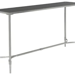 Table D'appoint Or Et Transparent 66 X 127 X 45.72 Cm - Ferne -Pas Cher Mobiliora Magasin table basse 21029529