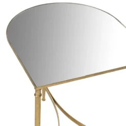 Table D'appoint Argent Et Noir 50 X 45 X 50.8 Cm - Lassie -Pas Cher Mobiliora Magasin table basse 21029543