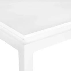 Table D'appoint Blanc 90 X 90 X 29.97 Cm - Marianna -Pas Cher Mobiliora Magasin table basse 21029557