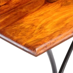 Table Basse Avec Pieds Bouclés Bois De Sesham 110 X 60 X 39 Cm -Pas Cher Mobiliora Magasin table basse 21074091