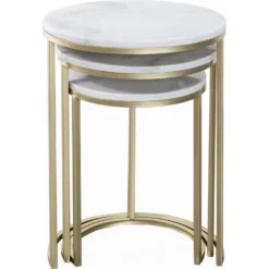 Tables D'appoint Gigognes Marbre Tria -Pas Cher Mobiliora Magasin table basse 21096603