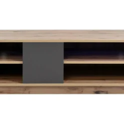 Table Basse Avec LED + 4 Compartiments - Naturel -Pas Cher Mobiliora Magasin table basse 21134237