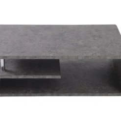 Table Basse Contemporaine - Avec LED - Finition Gris Ciment - Gris -Pas Cher Mobiliora Magasin table basse 21134277