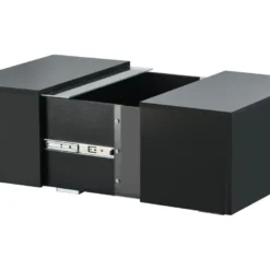 Table Basse Moderne Avec LED - Surface Brillante - Noir -Pas Cher Mobiliora Magasin table basse 21134513