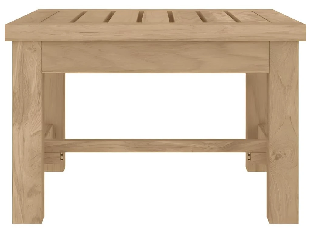 Table Basse 45x45x30 Cm Bois Massif De Teck 5 Table Basse 45x45x30 Cm Bois Massif De Teck – Image 3