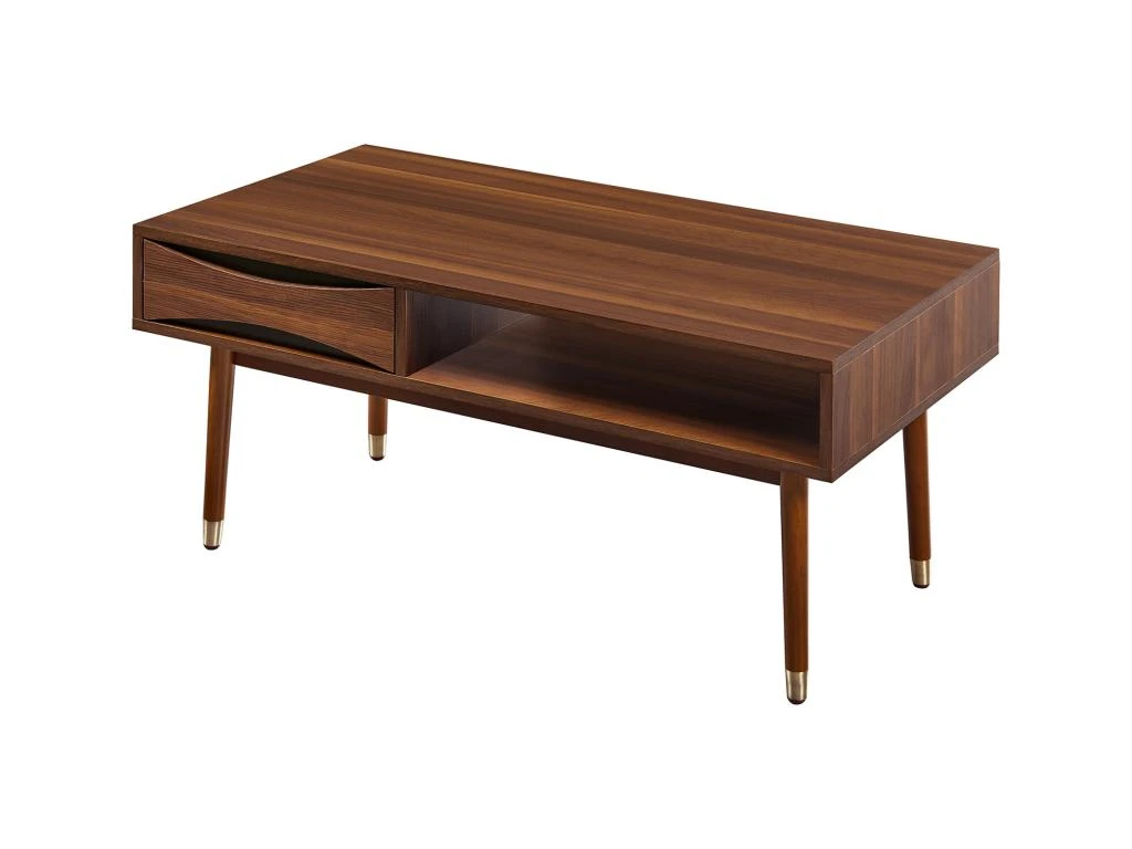 Teamson Home Dawson Table Basse De Salon En Bois Moderne Milieu Du Siècle 3 Teamson Home Dawson Table Basse De Salon En Bois Moderne Milieu Du Siècle