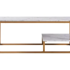Table Basse Moderne Teamson Home Marmo Effet Marbre Pour Salon VNF-00036 -Pas Cher Mobiliora Magasin table basse 21284353