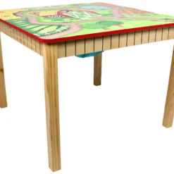 Table En Bois Enfant Sans Chaise Fille Garçon Happy Farm