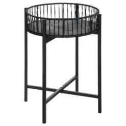 Lot De 2 Tables à Café En Métal Et Rotin H 56 Cm -Pas Cher Mobiliora Magasin table basse 21295265