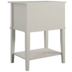 Table D'appoint Avec 2 Tiroirs En MDF Taupe 14 Table D'appoint Avec 2 Tiroirs En MDF Taupe -Pas Cher Mobiliora Magasin table basse 21677737