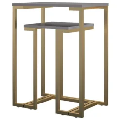 Tables Gigognes En MDF Gris Graphite