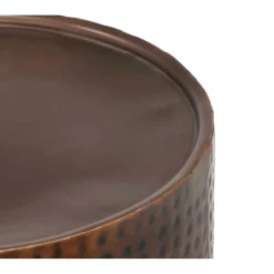 Table D'appoint Jafar Cuivre Antique -Pas Cher Mobiliora Magasin table basse 21737399