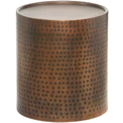 Table D'appoint Jafar Cuivre Antique -Pas Cher Mobiliora Magasin table basse 21737407